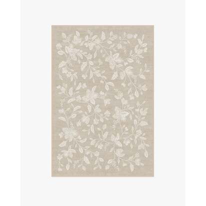 Winter Pine Natural Flatwoven Rug - 120 x 185 cm - Rug + Cushioned Pad System