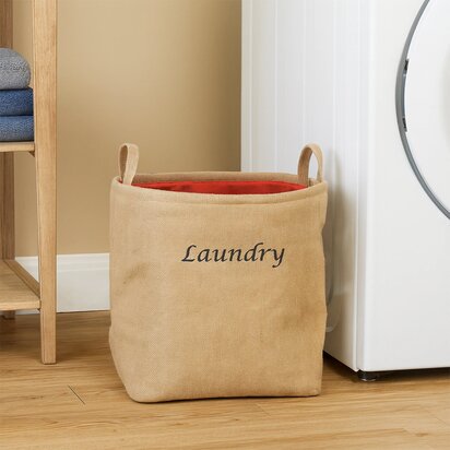 Natural Jute Hessian Laundry Bag