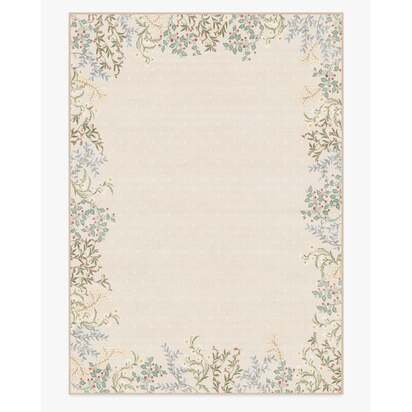 Woodland Flora Cream Rug - 305 x 425 cm - All-In-One Rug