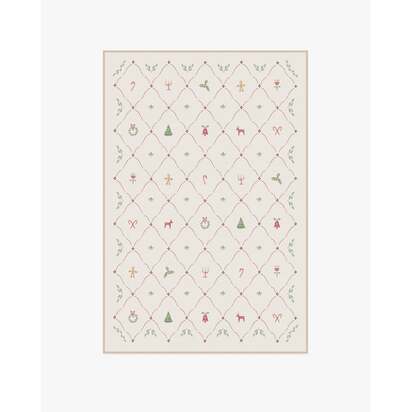 Yuletide Cream Flatwoven Rug - 120 x 185 cm - Rug + Pad System