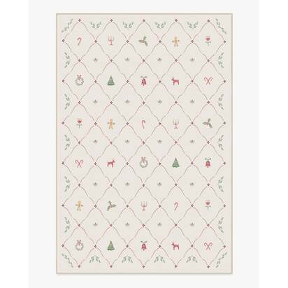 Yuletide Cream Flatwoven Rug - 200 x 290 cm - Rug + Pad System