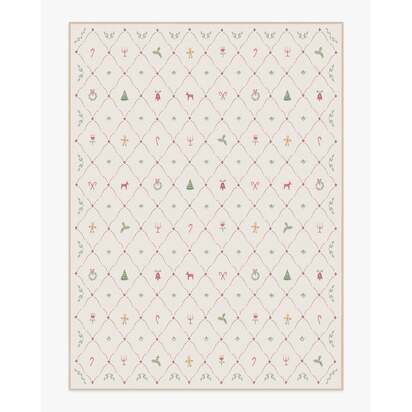 Yuletide Cream Flatwoven Rug - 275 x 365 cm - Rug + Cushioned Pad System