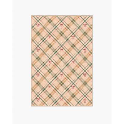 Bow Tartan Natural Rug - 120 x 185 cm - All-In-One Rug