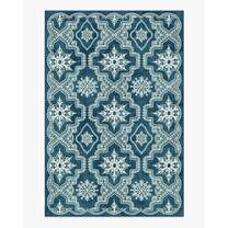 The avenue snowflake navy blue by the hiltons a flw hi018 200x290.jpg