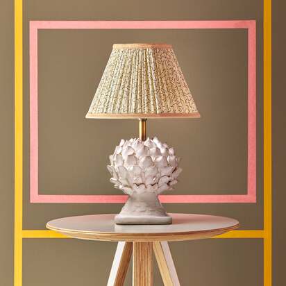 Smaller Anetta table lamp in stone