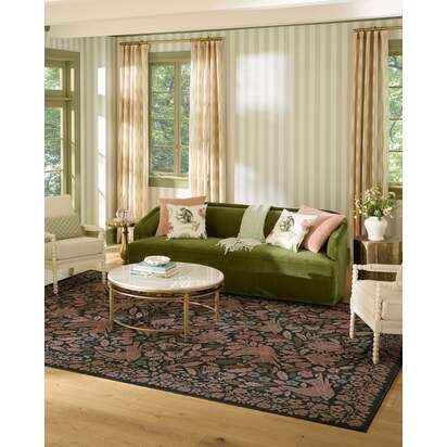 Aves Blush Flatwoven Rug - 75 x 305 cm - Rug + Pad System
