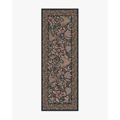 Aves Blush Flatwoven Rug - 75 x 215 cm - Rug + Cushioned Pad System