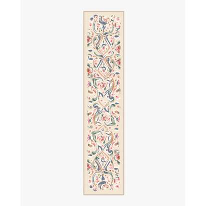 Effie Cream Flatwoven Rug - 75 x 365 cm - Rug + Pad System