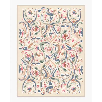 Effie Cream Flatwoven Rug - 275 x 365 cm - Rug + Cushioned Pad System
