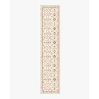 Girona Cream Flatwoven Rug - 75 x 365 cm - Rug + Pad System
