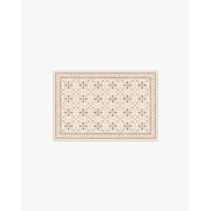 Girona Cream Flatwoven Rug - 60 x 90 cm - Rug + Cushioned Pad System