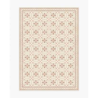 Girona Cream Flatwoven Rug - 150 x 215 cm - Rug + Cushioned Pad System