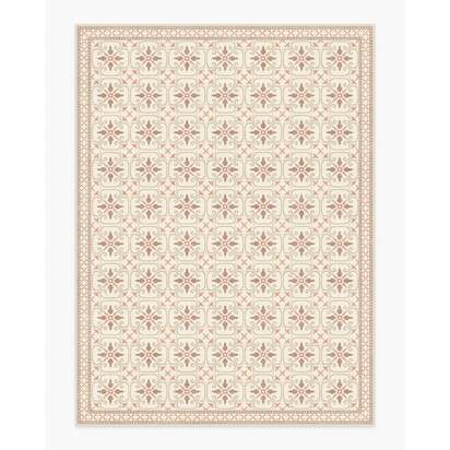 Girona Cream Flatwoven Rug - 275 x 365 cm - Rug + Cushioned Pad System
