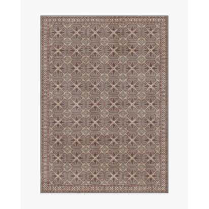Girona Taupe Flatwoven Rug - 150 x 215 cm - Rug + Cushioned Pad System