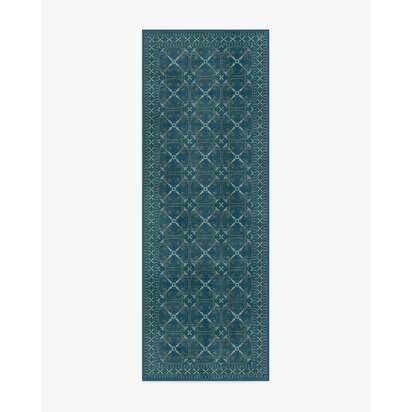 Girona Teal Rug - 75 x 215 cm - All-In-One Rug