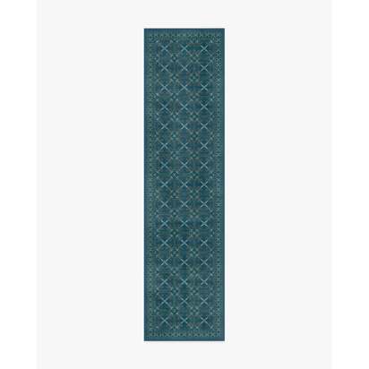Girona Teal Rug - 75 x 305 cm - All-In-One Rug