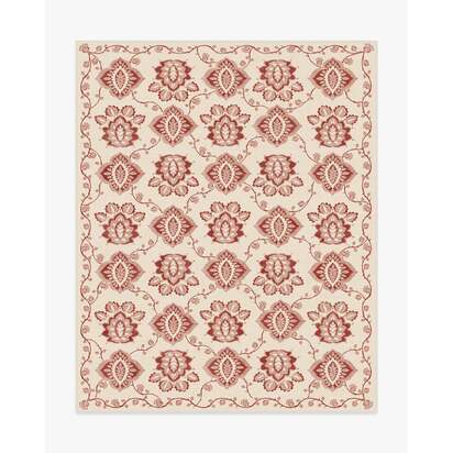 Inaya Cream & Amber Flatwoven Rug - 245 x 305 cm - Rug + Pad System