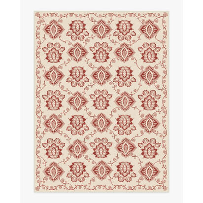 Inaya Cream & Amber Flatwoven Rug - 275 x 365 cm - Rug + Pad System