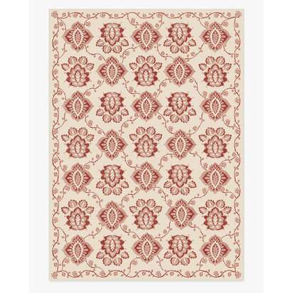 Inaya Cream & Amber Flatwoven Rug - 305 x 425 cm - Rug + Pad System