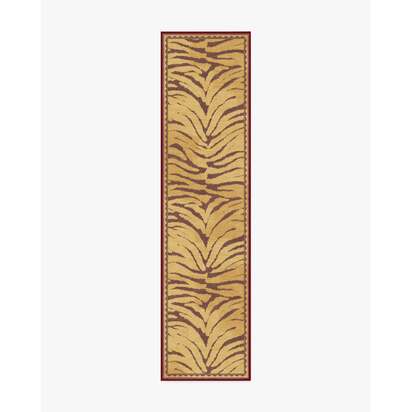 Kaplan Gold Flatwoven Rug - 75 x 305 cm - Rug + Cushioned Pad System