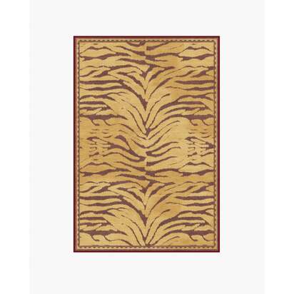 Kaplan Gold Flatwoven Rug - 120 x 185 cm - Rug + Cushioned Pad System