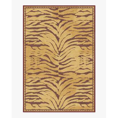 Kaplan Gold Flatwoven Rug - 185 x 275 cm - Rug + Cushioned Pad System