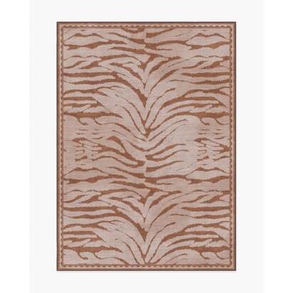 Kaplan Mauve Flatwoven Rug - 150 x 215 cm - Rug + Cushioned Pad System