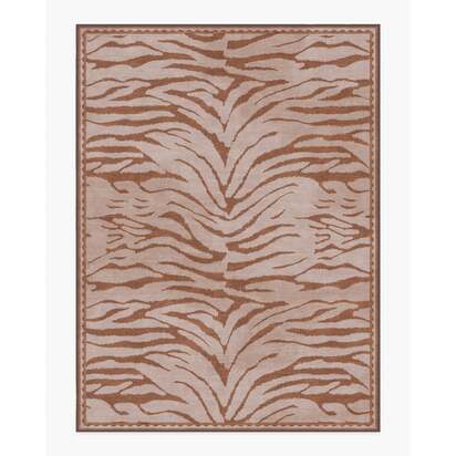 Kaplan Mauve Flatwoven Rug - 275 x 365 cm - Rug + Cushioned Pad System