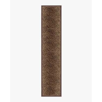Namir Brown Flatwoven Rug - 75 x 365 cm - Rug + Pad System