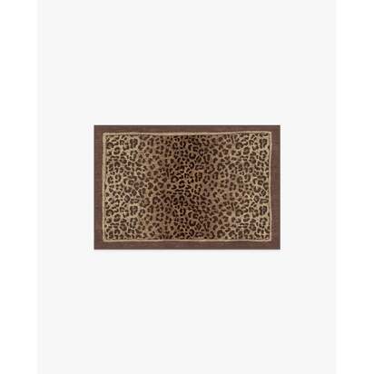 Namir Brown Flatwoven Rug - 60 x 90 cm - Rug + Cushioned Pad System