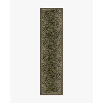 Namir Olive Flatwoven Rug - 75 x 305 cm - Rug + Pad System