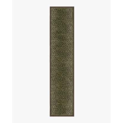 Namir Olive Flatwoven Rug - 75 x 365 cm - Rug + Pad System