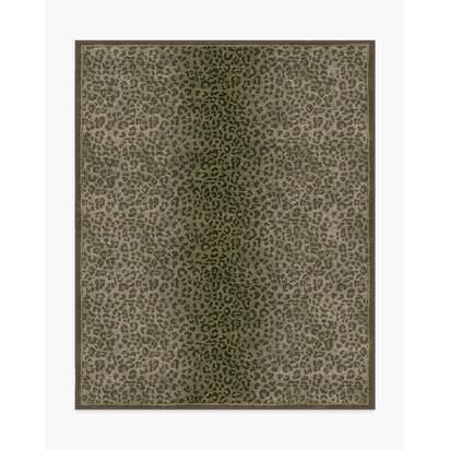 Namir Olive Flatwoven Rug - 245 x 305 cm - Rug + Pad System