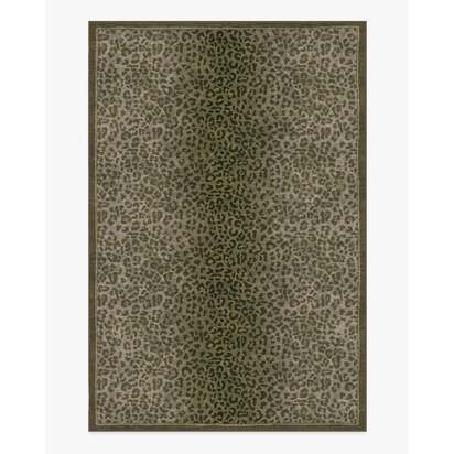 Namir Olive Flatwoven Rug - 185 x 275 cm - Rug + Cushioned Pad System
