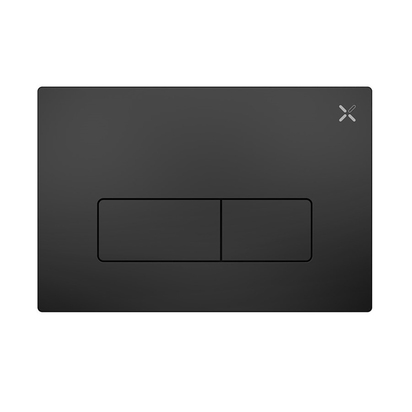 Crosswater MPRO Matt Black Dual Flush Plate