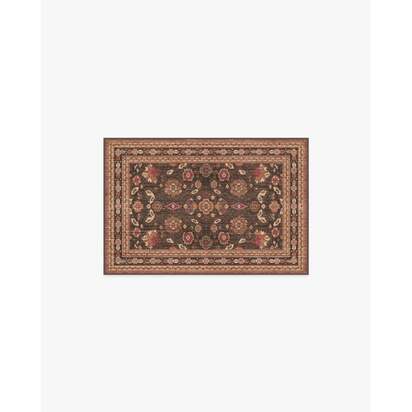 Sybil Brown Flatwoven Rug - 60 x 90 cm - Rug + Pad System