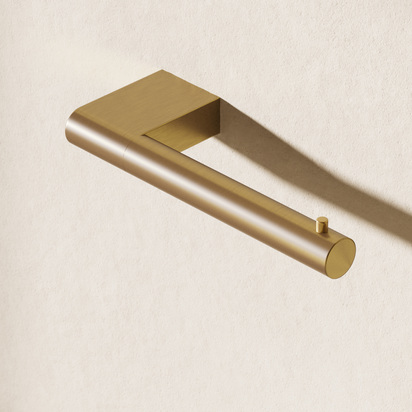 Crosswater MPRO Toilet Roll Holder - Brushed Brass