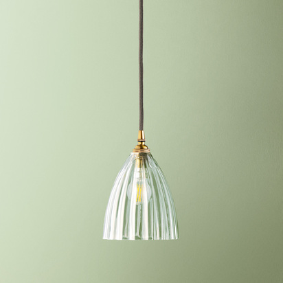 Smaller Scallop in clear glass