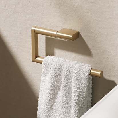 Crosswater MPRO Towel Ring - Brushed Brass