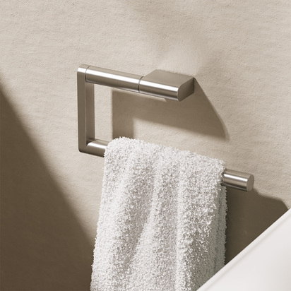 Crosswater MPRO Brushed Nickel Towel Ring