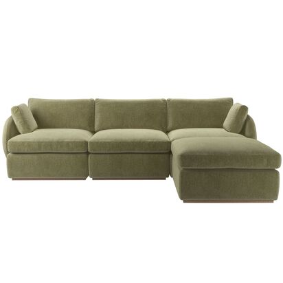 Ren Complete Set with Footstool in Urban Nature Brushstroke