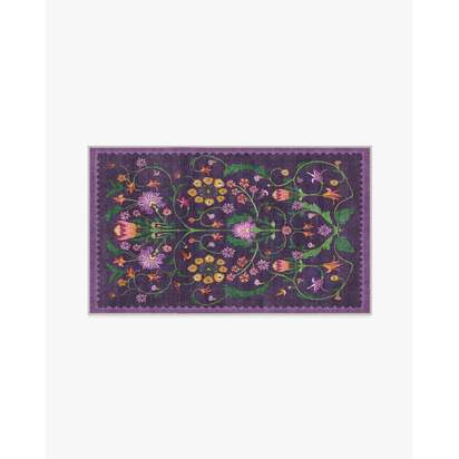 Protea Plum Rug by Iris Apfel - 90 x 150 cm - All-In-One Rug