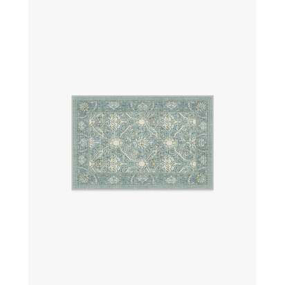 Montreal Dusty Blue Rug by Morris & Co. - 60 x 90 cm - All-In-One Rug