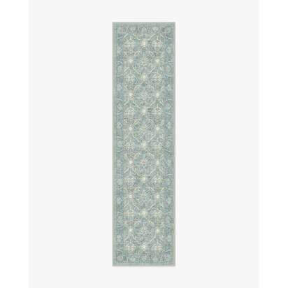 Montreal Dusty Blue Rug by Morris & Co. - 75 x 305 cm - All-In-One Rug