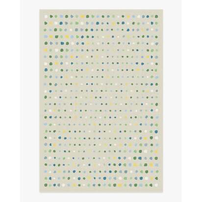 Jelly Dot Neutral Flatwoven Rug - 185 x 275 cm - Rug + Pad System