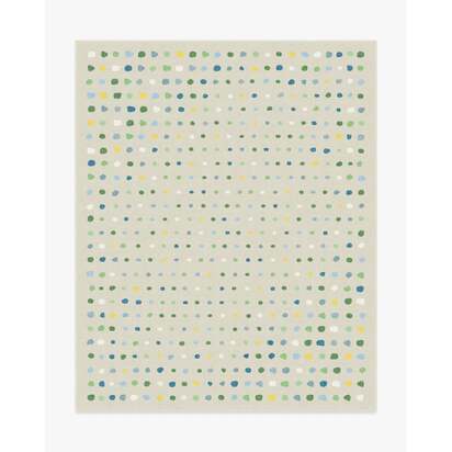 Jelly Dot Neutral Flatwoven Rug - 245 x 305 cm - Rug + Pad System