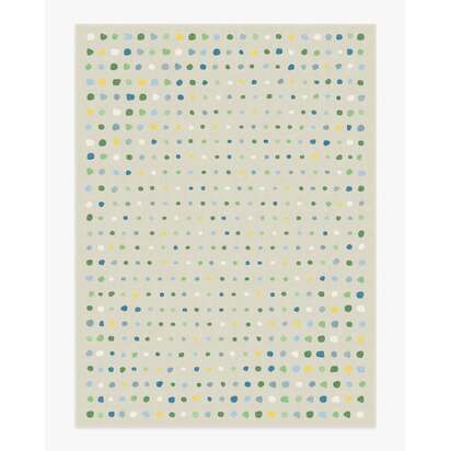 Jelly Dot Neutral Flatwoven Rug - 275 x 365 cm - Rug + Pad System