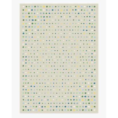 Jelly Dot Neutral Flatwoven Rug - 305 x 425 cm - Rug + Pad System