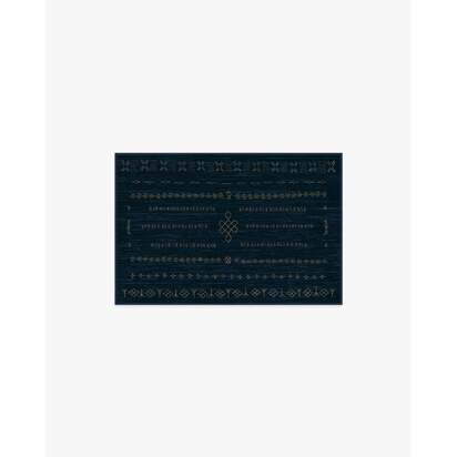 Astrid Navy Flatwoven Rug - 60 x 90 cm - Rug + Pad System