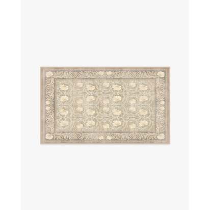 Pimpernel Mink Flatwoven Rug by Morris & Co. - 90 x 150 cm - Rug + Cushioned Pad System